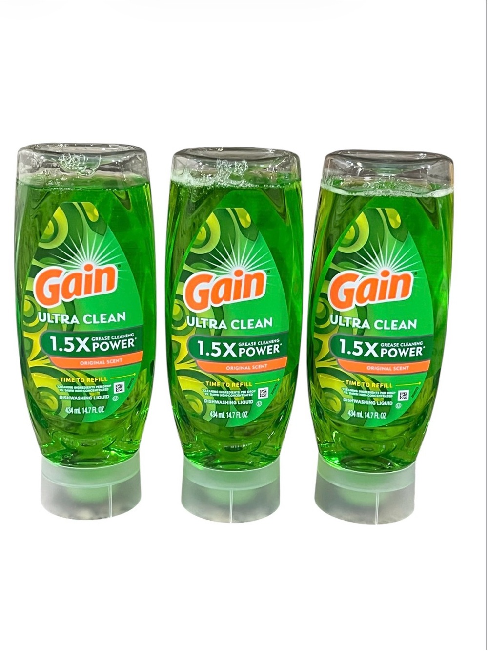 3X Ultra Clean Dishwashing Liquid - Original Scent (Green)
